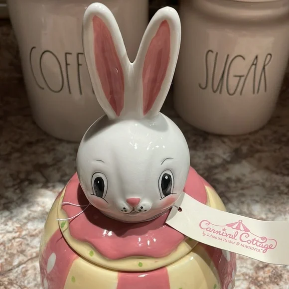 Johanna Parker Easter Bunny Canister - Picture 2 of 5